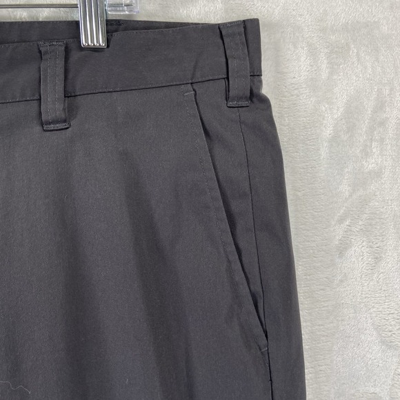 Bluffworks Pants men's 36x32 Performance Chino Tailored Black Casual Flat Front - Picture 8 of 14